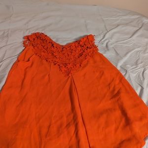 Orange tank top